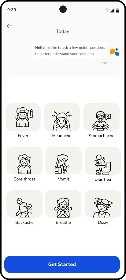 Tebot symptom check
